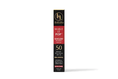 Black Girl Sunscreen Make It Pop Sungloss SPF 50 French Kiss