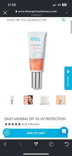 The Organic Pharmacy DAILY MINERAL SPF 30 UV PROTECTION