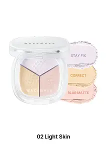 Wakemake Stay Fixer Multi Color Powder 01 Light Skin