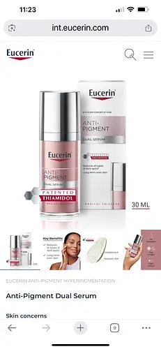 Eucerin Anti-Pigment Dual serum with thiamidol