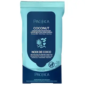 Pacifica Coconut Milk & Essential Oils Underarm Deodorant Wipes