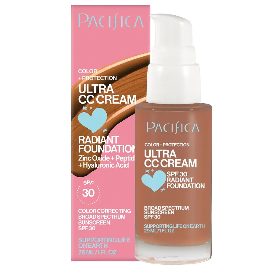 Pacifica Ultra CC Cream Radiant Foundation SPF 30 Warm/Tan