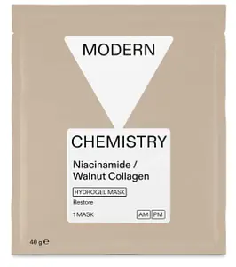 Modern Chemistry By Boots Restore Hydrogel Niacinamede / Walnut collagen face mask