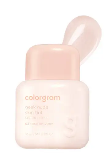 COLORGRAM Geek Nude Skin Tint SPF 30 02 Tone Up Ivory