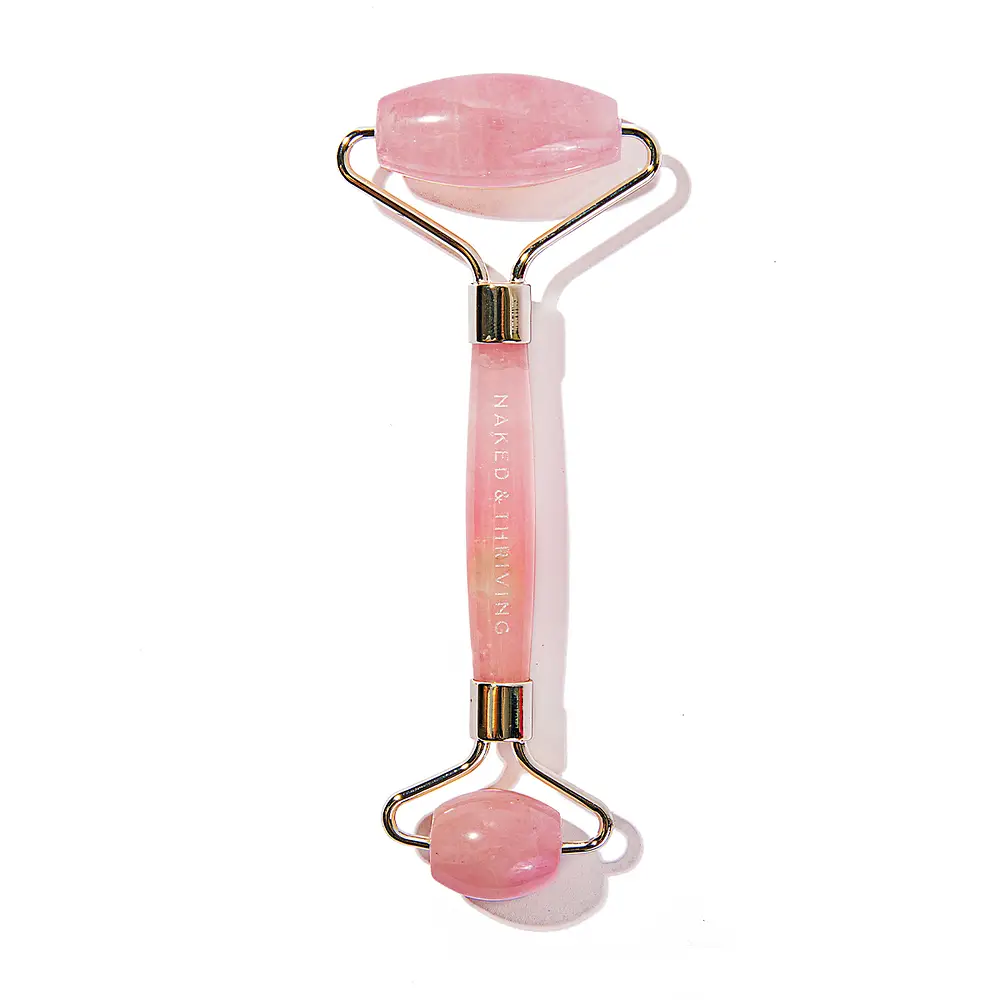 Naked & Thriving Pink Quartz Facial Roller
