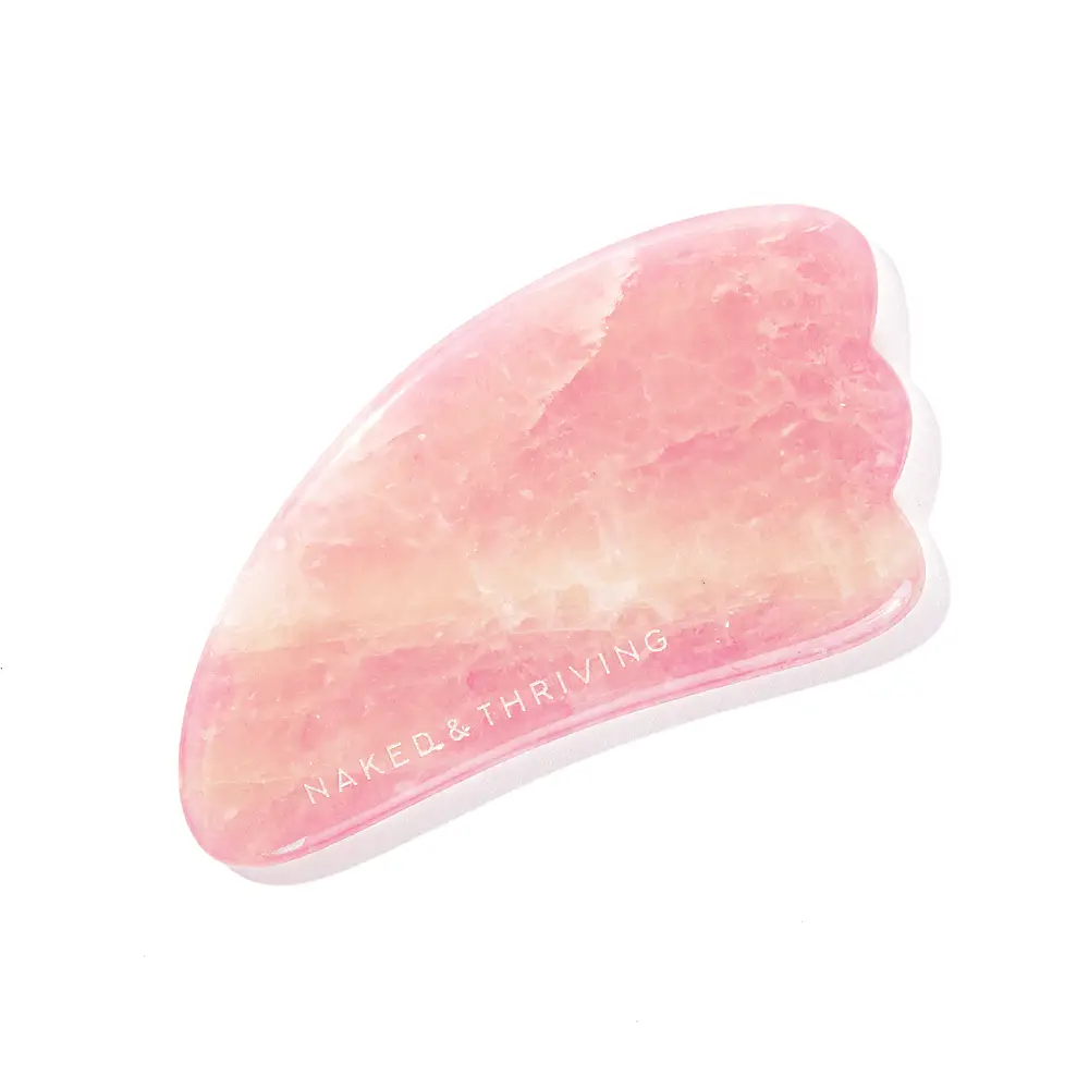 Naked & Thriving Pink Quartz Gua Sha
