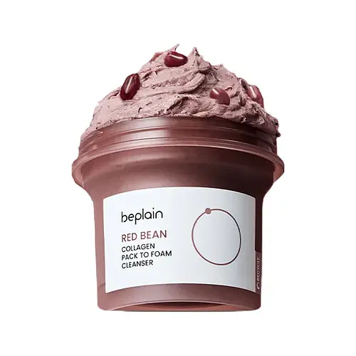 Beplain Red Bean Collagen Pack To Foam Cleanser