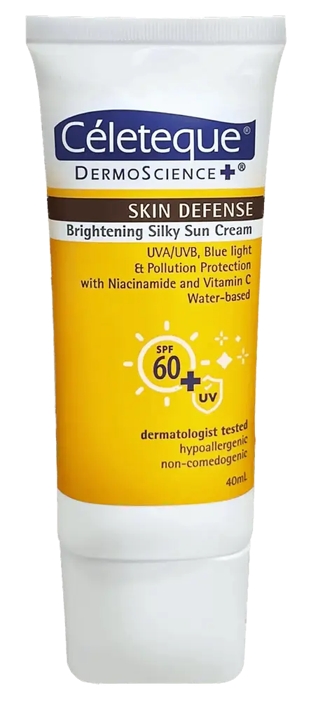 Celeteque Skin Defense Brightening Silky Sun Cream SPF 60+