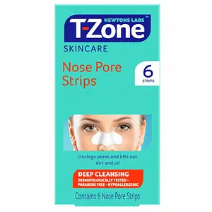 T-Zone Nose Pore Strips Charcoal & Bamboo, Salicylic acid & Tea Tree, Tea Tree & Witch Hazel