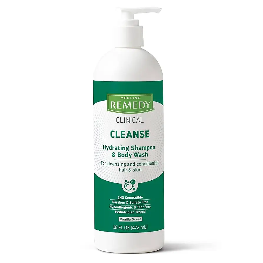 Medline Remedy Clinical Cleanse Hydrating Shampoo & Body Wash