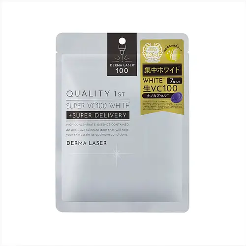 Quality First Derma Laser +Super Delivery Mask Super VC100 White