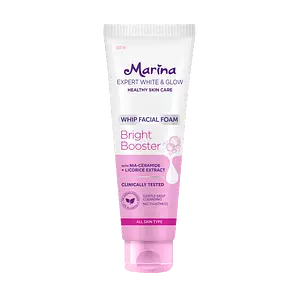 Marina Expert White & Glow Whip Facial Foam Bright Booster