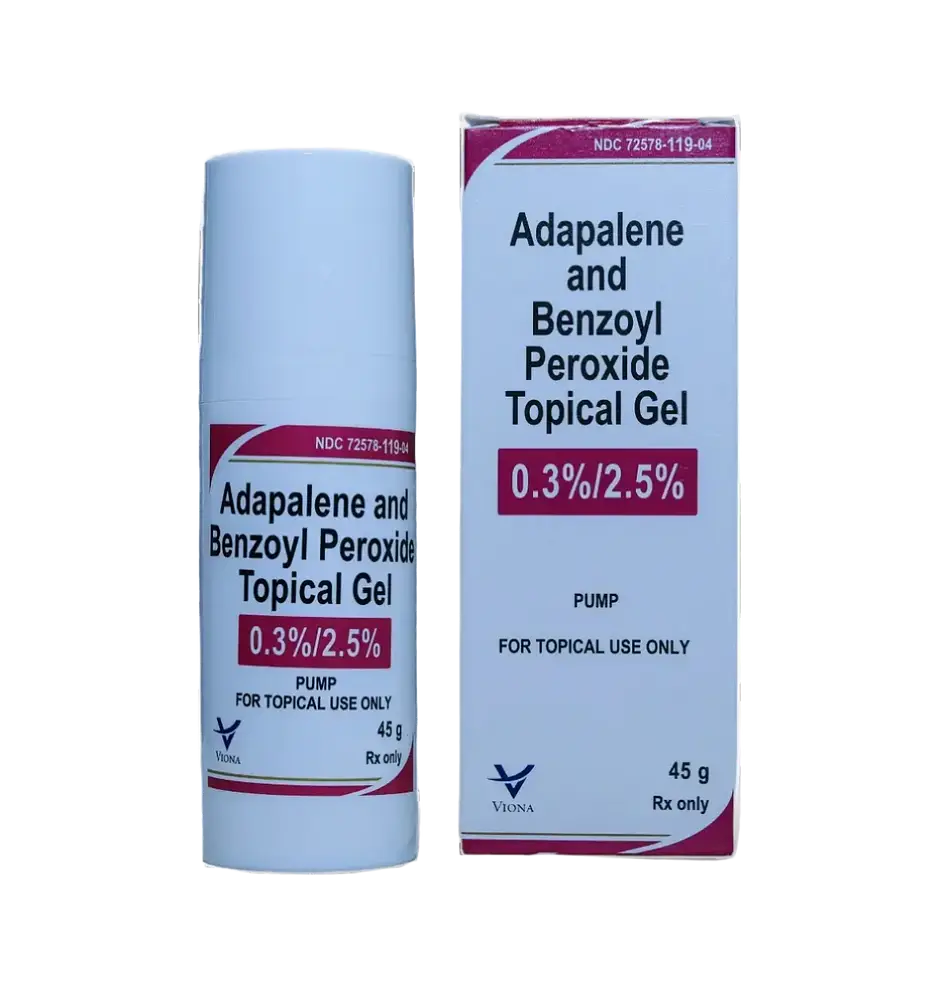 Viona USA Adapalene and Benzoyl Peroxide Topical Gel