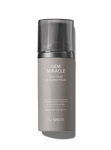 The Saem Gem Miracle Bubble Mask Black Pearl O2