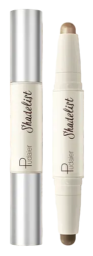 Pudaier 2-In-1 Contour & Highlight Pen #05 Champagne & Concrete Gray