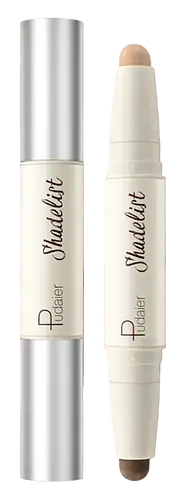Pudaier 2-In-1 Contour & Highlight Pen #03 Pale & Taupe