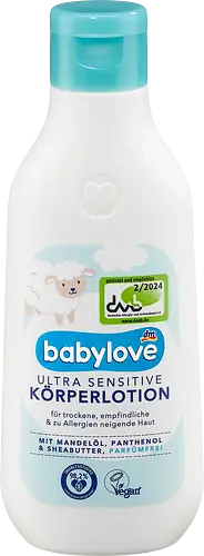 babylove dm Ultra Sensitive Körperlotion