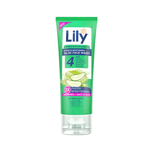 Lily 4 In 1 Action Face Wash Aloe