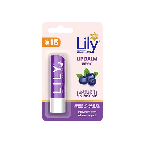 Lily Lip Balm SPF 15 Berry