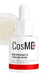 CosMD 15% Vitamin C + Ferulic Acid High-Potency Antioxidant Brightening Serum
