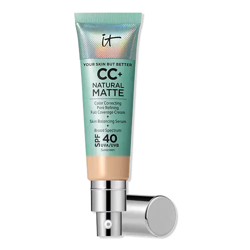IT Cosmetics CC+ Cream Natural Matte Foundation SPF 40 Light
