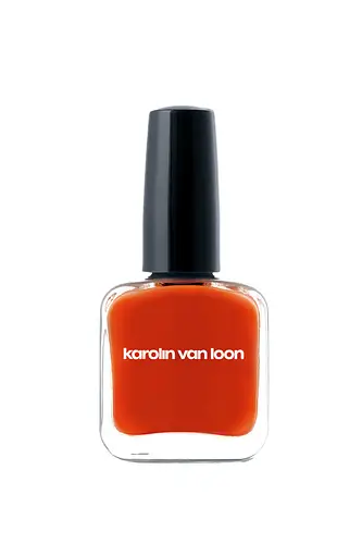 Karolin Van Loon Nail Polish 21 Lava Orange