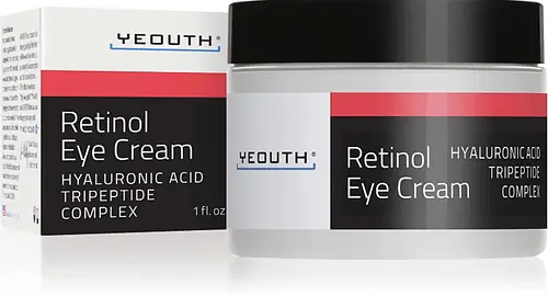 Yeouth Retinol Eye Cream with Hyaluronic Acid and Tripeptide Complex