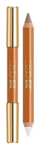 Out Of Office Contour & Highlight Duo Pencil 02# Matte White + Cement Gray