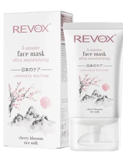 REVOX B77 Japanese Routine 3 Minute Face Mask Ultra Moisturizing