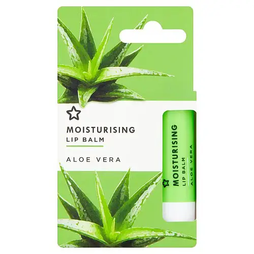 Superdrug Moisturising Lip Balm Aloe Vera