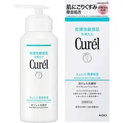 Curel Rich Mousse Facial Wash
