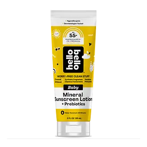 Hello Bello Baby Mineral Sunscreen Lotion + Prebiotics SPF 55