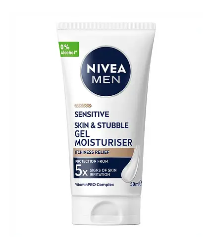 Nivea Men Sensitive Skin & Stubble Gel Moisturiser UK