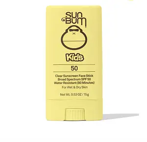 Sun Bum Kids SPF 50 Clear Sunscreen Face Stick