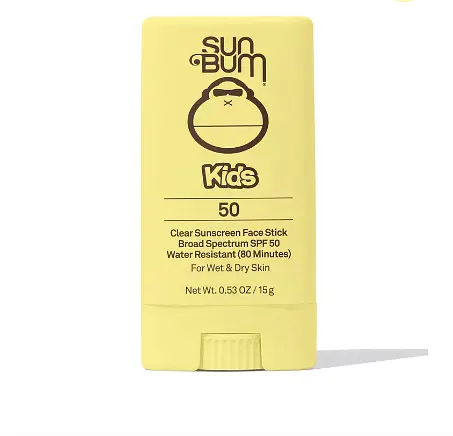 Sun Bum Kids SPF 50 Clear Sunscreen Face Stick