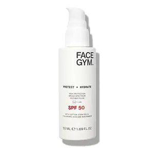 Face Gym Protect + Hydrate Broad Spectrum Invisible Fluid SPF 50