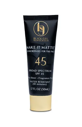 Black Girl Sunscreen Make It Matte SPF 45 Sunscreen