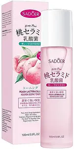 Sadoer Peach Lactobacillus Nourish Soothe Toner
