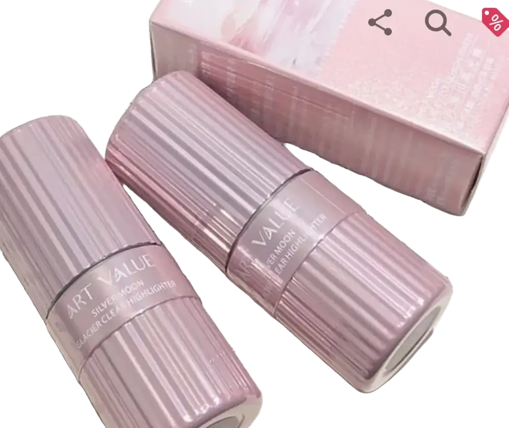 Arval Silver Moon Clear Highlighter Stick 02 Vermillion Mole