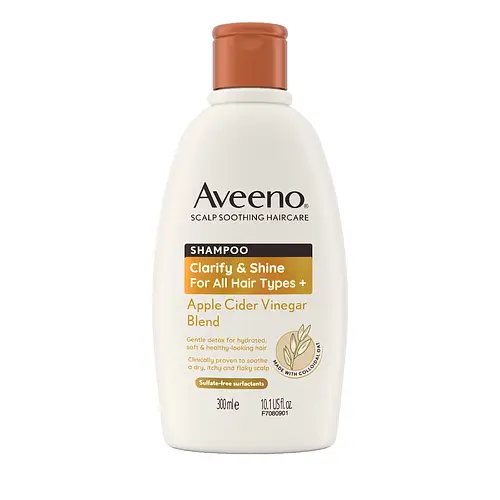 Aveeno Apple Cider Vinegar Blend Clarify & Shine Shampoo UK