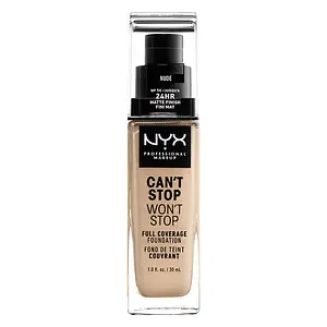 NYX Cosmetics Can't Stop Won't Stop Full Coverage Foundation 6.5 Nude