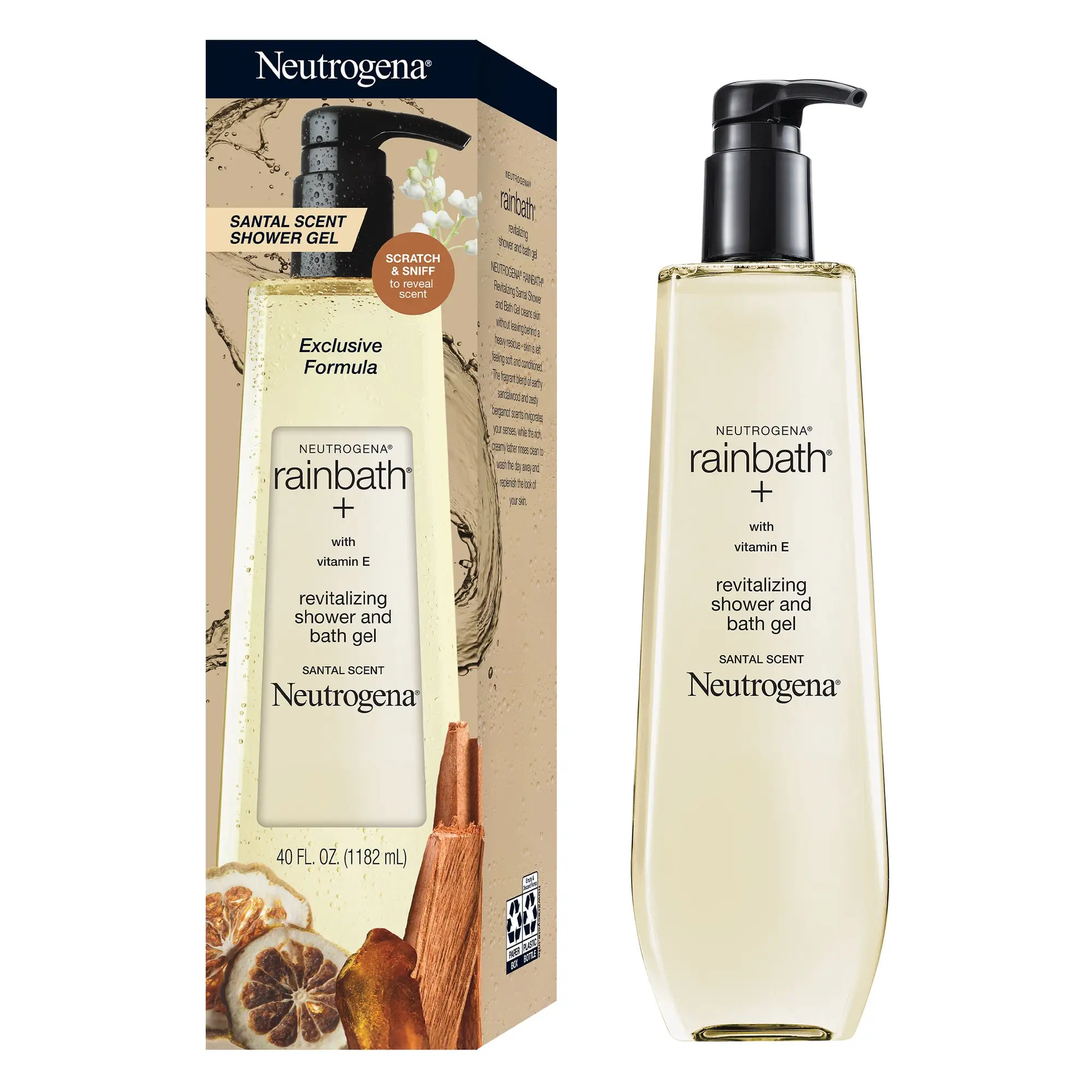 Neutrogena Rainbath Revitalizing Shower And Bath Gel Santal