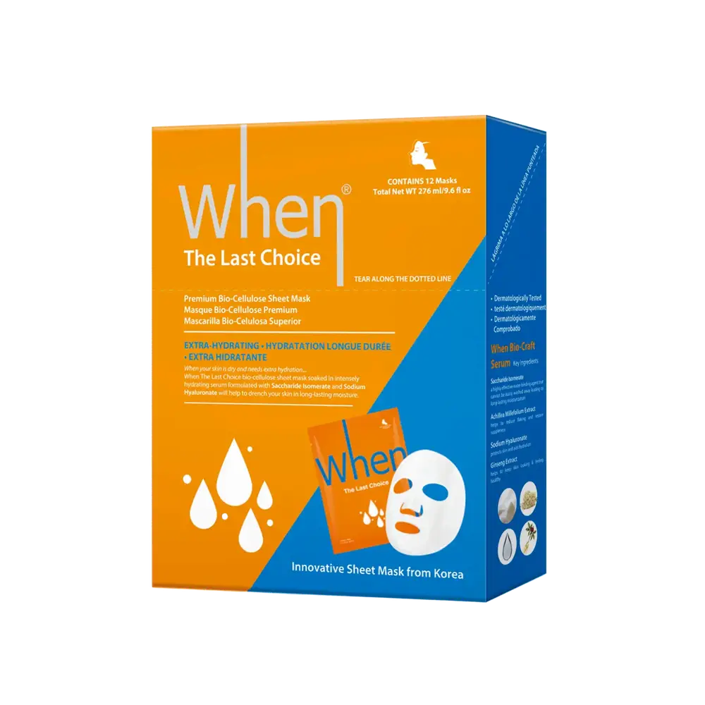 When The Last Choice Bio-Cellulose Sheet Mask