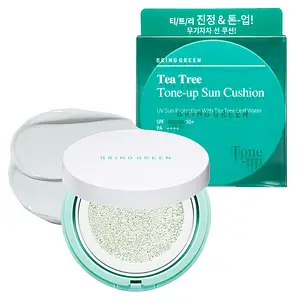 Bring Green Tea Tree Cica Tone Up Sun Cushion SPF 50+ PA++++