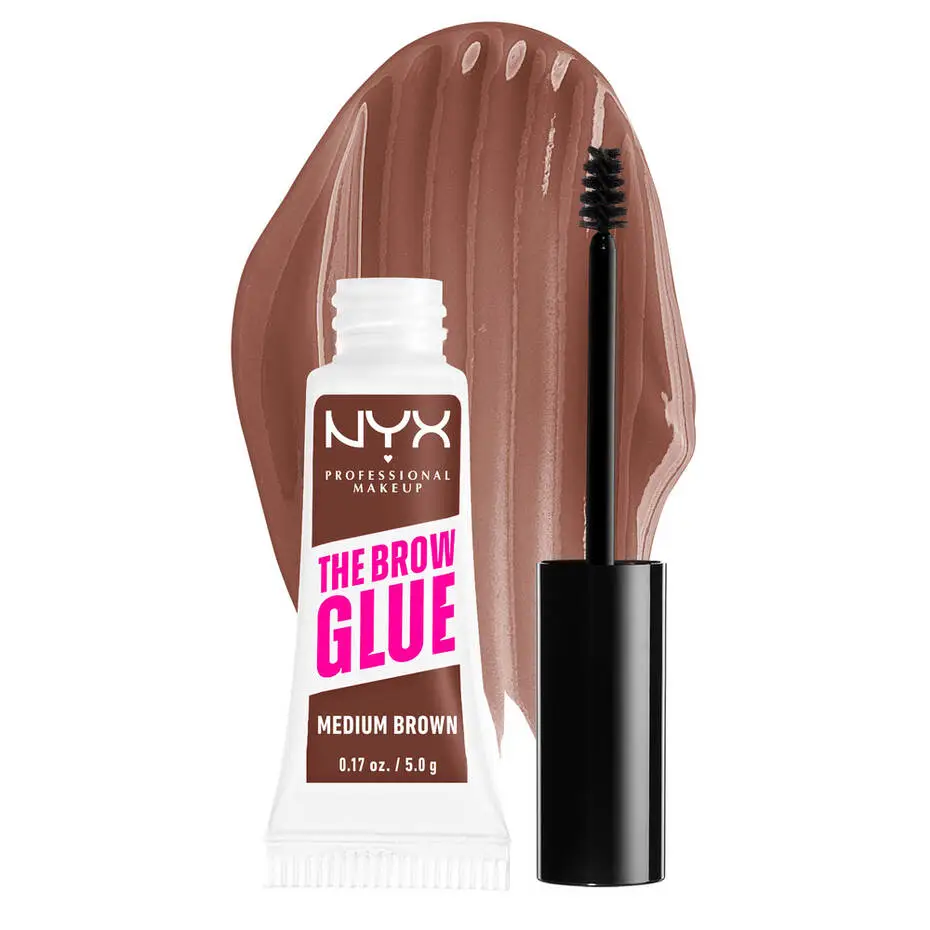 NYX Cosmetics The Brow Glue Instant Brow Styler Medium Brown