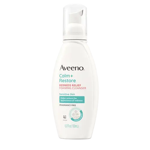 Aveeno Calm + Restore Redness Relief Foaming Cleanser