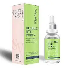 S'he vec Hi Girls Bye Pores 10% Niacinamide + 1% Zinc PCA