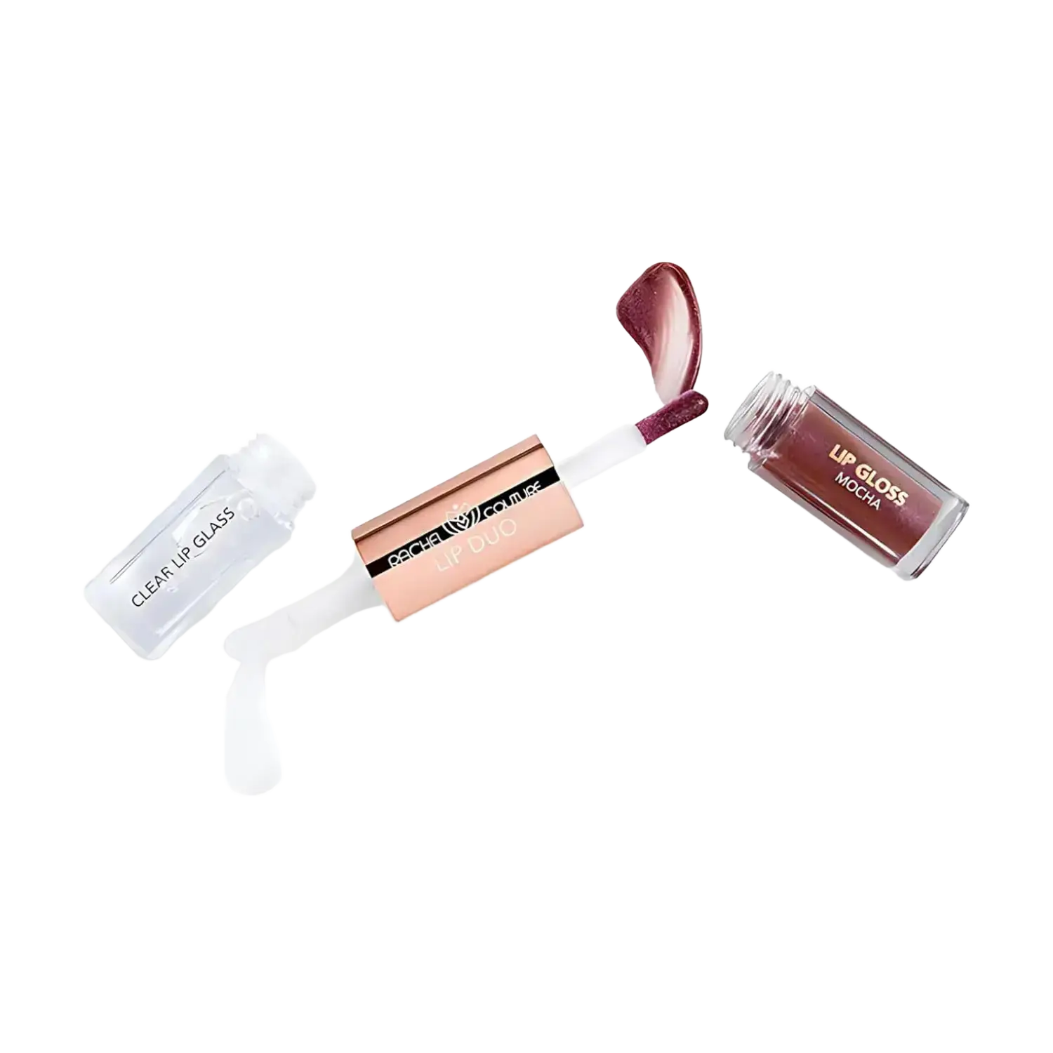 Rachel Couture Lip Duo Clear/Mocha