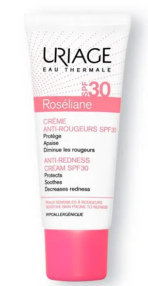 Uriage Roséliane Anti-Redness Cream SPF 30 (Ingredients Explained)