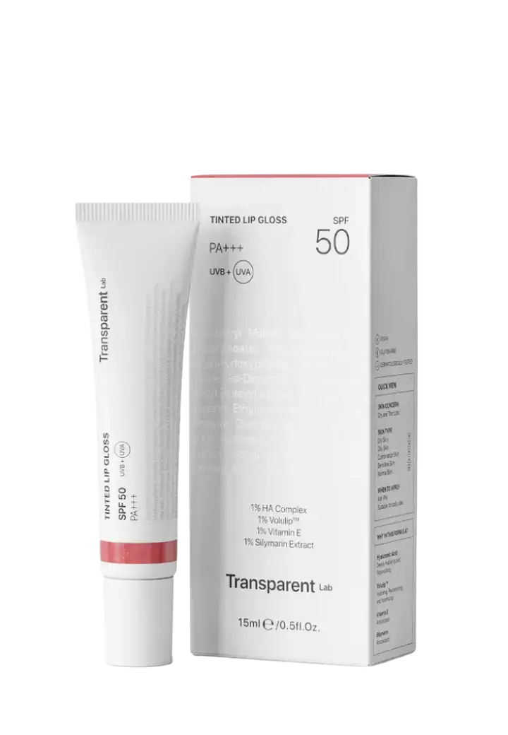 Transparent Lab Tinted Lip Gloss SPF 50 Rose